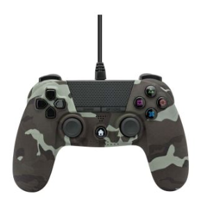 Acc. De Jeux Vidéo Under Control Manette Ps4 Filaire Camouflage